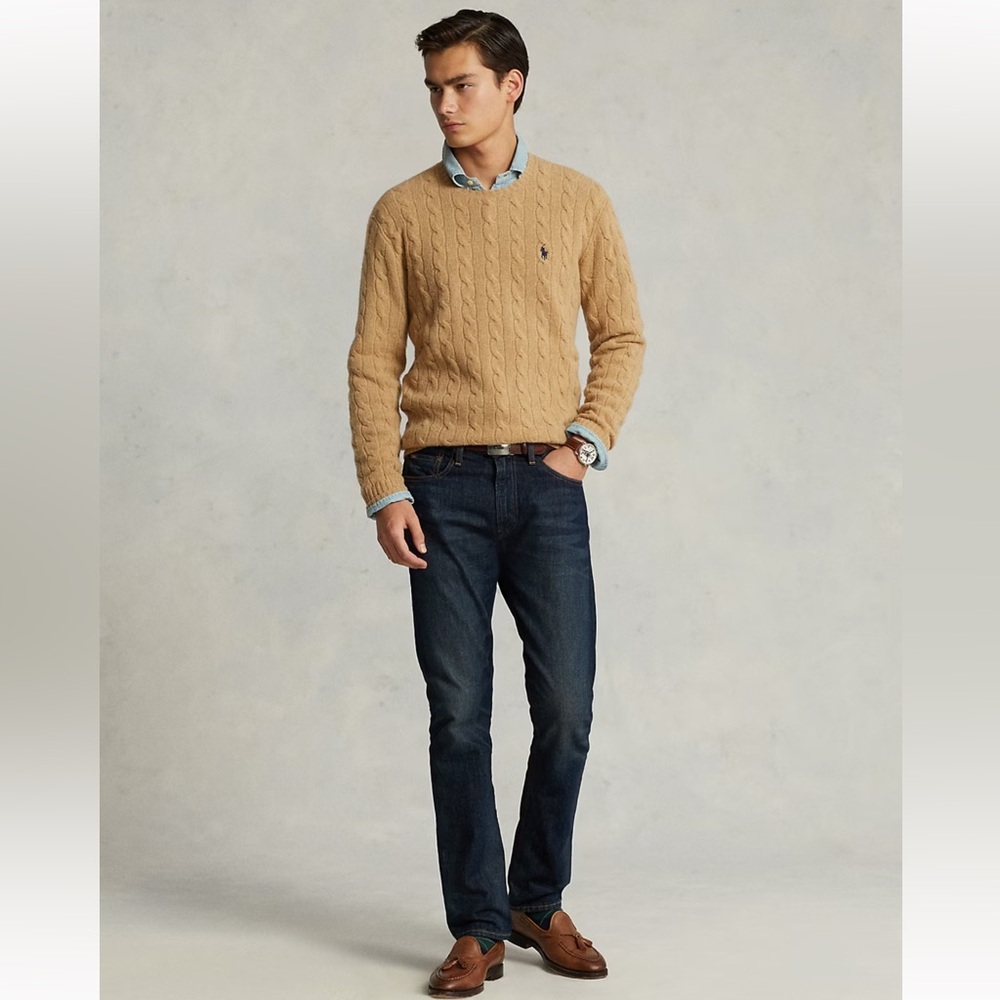 Polo Ralph Lauren Varick Slim Straight Jeans Light Weight Morris 38X34 Cotton